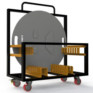 8 Way Base Plate Trolley to Suit 1mØ Base Plates