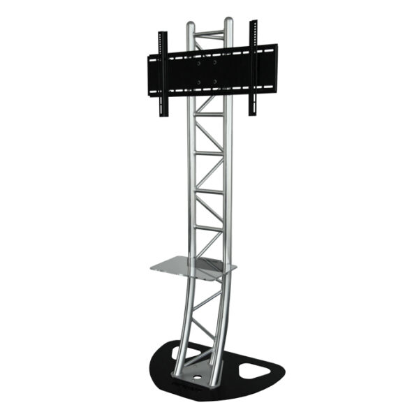 F33 Truss Style Screen Stand Complete (excluding shelf) - Brushed & Anodised