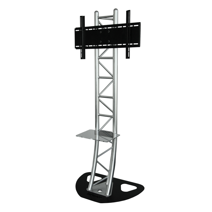 F33 Truss Style Screen Stand Complete (excluding shelf) - Brushed & Anodised