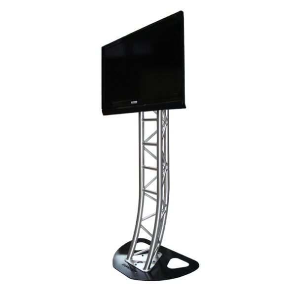 F33 Truss Style Screen Stand Complete (excluding shelf) - Brushed & Anodised