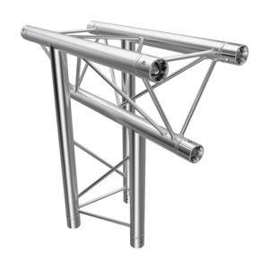 F23 Tri Truss 3 Way Vertical T-Junction (Apex Down) with Spigots