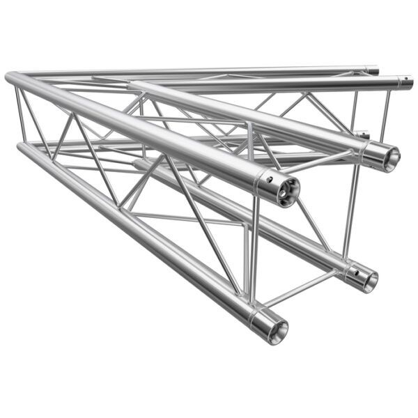 F24 Square Truss 2 Way 60° Corner with Spigots, Pins & R-Clips