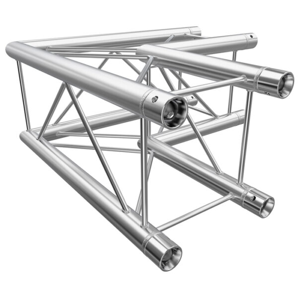 F24 Square Truss 2 Way 90° Corner with Spigots