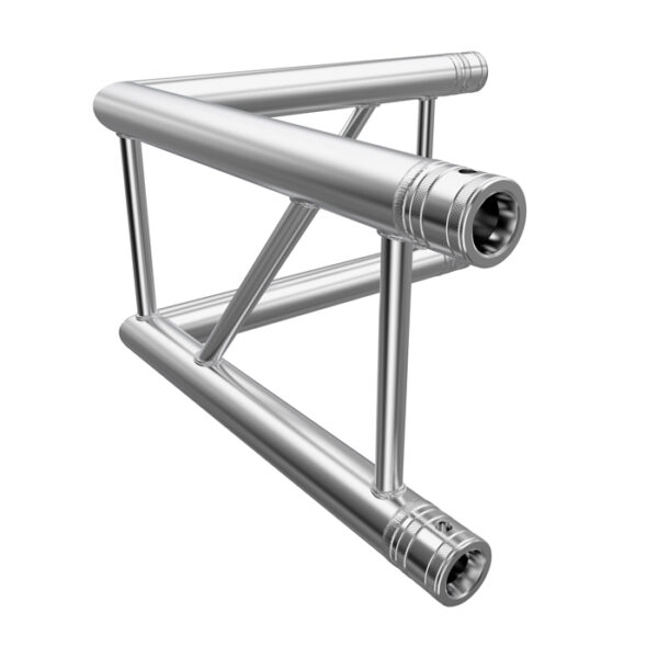F32 2 Way 90° Corner with Spigots, Pins & R-Clips - Vertical
