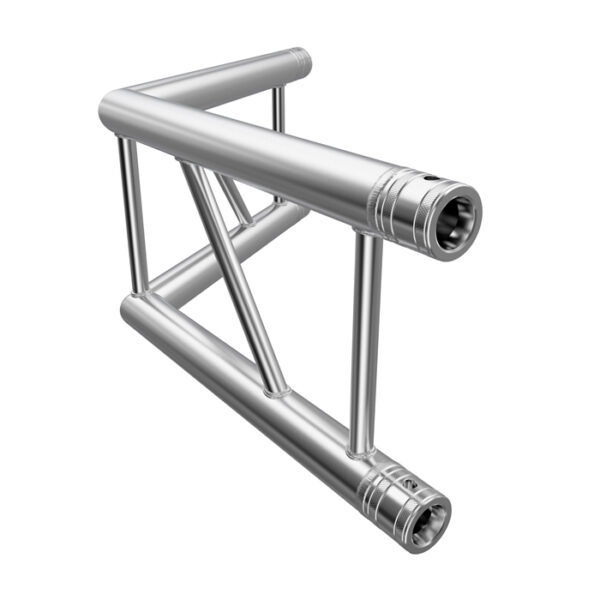 F32 2 Way 120° Corner with Spigots, Pins & R-Clips - Vertical
