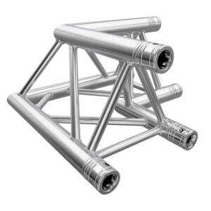 F33 Tri Truss 2 Way 90° Horizontal Corner (Apex Up/Down) with Spigots