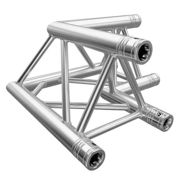 F33 Tri Truss 2 Way 90° Horizontal Corner (Apex Up/Down) with Spigots