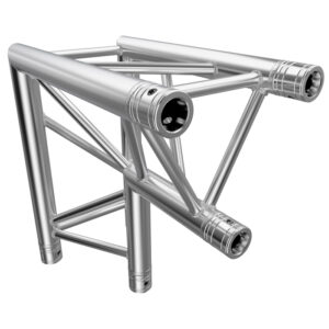 F33 Tri Truss 2 Way 90° Vertical Corner (Apex Inside) with Spigots