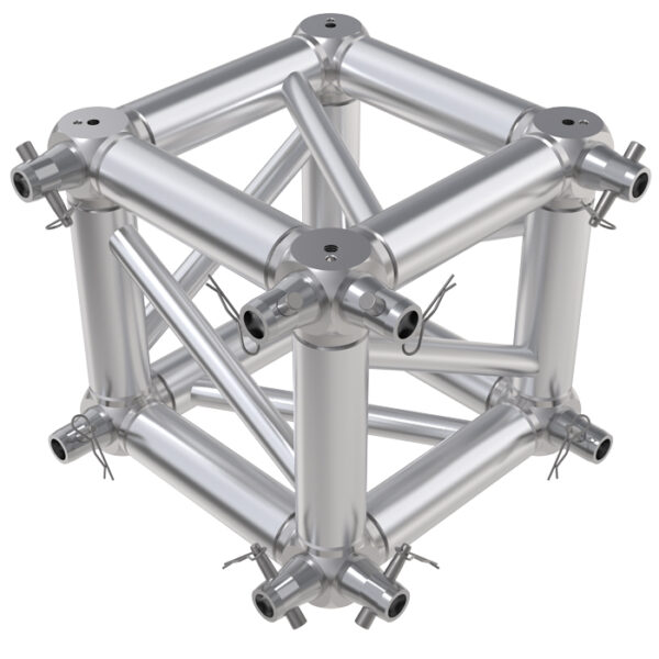 F34 Square Truss 6 Way Cube Junction with M12 Bolts