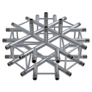 F34 Square Truss Special 9 Way Junction with Spigots