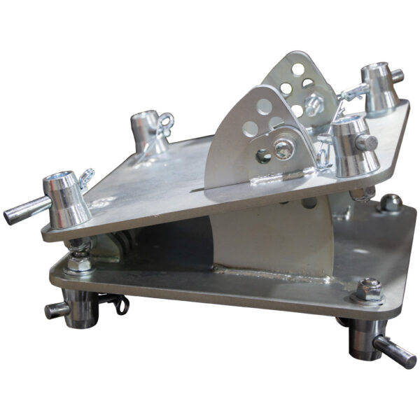 F34 0-25° Variable Hinged Junction (2.5° Incremental Settings) with Half-Spigots, Screws, Pins & R-Clips