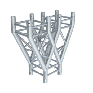 F34 Square Truss 2 Way 60° Corner with Spigots