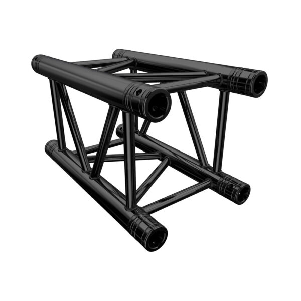 F34 Square 0.5m Linear Truss with Spigots, Pins & R-Clips - Black