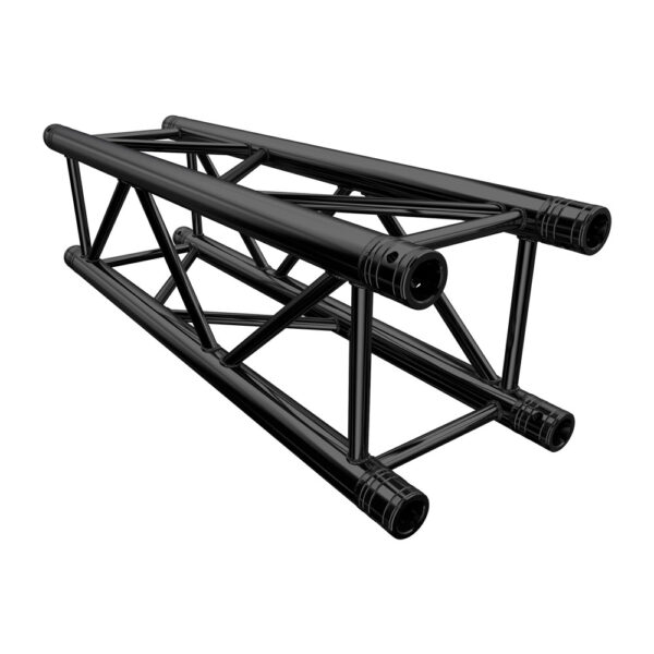 F34 Square 1.0m Linear Truss with Spigots, Pins & R-Clips - Black