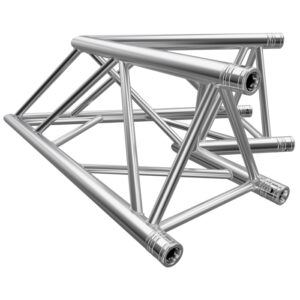 F43P Tri Truss 2 Way 60° Horizontal Truss Corner (Apex Up/Down) with Spigots