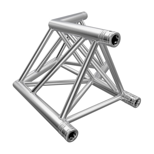 F43P Tri Truss 2 Way 120° Horizontal Corner (Apex Up/Down) with Spigots