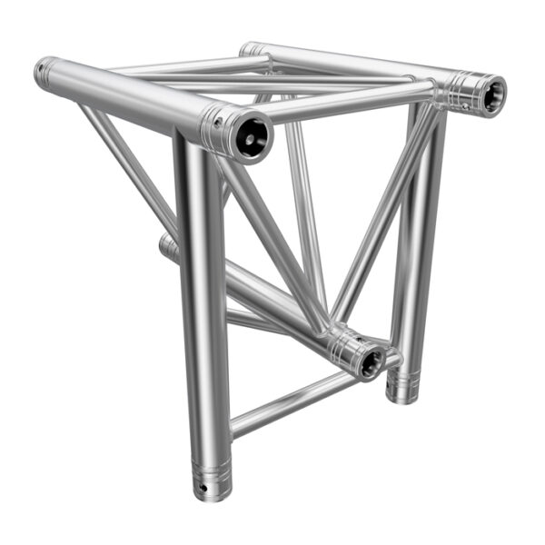 F43P Tri Truss 3 Way Vertical T-Junction (Apex Down) with Spigots