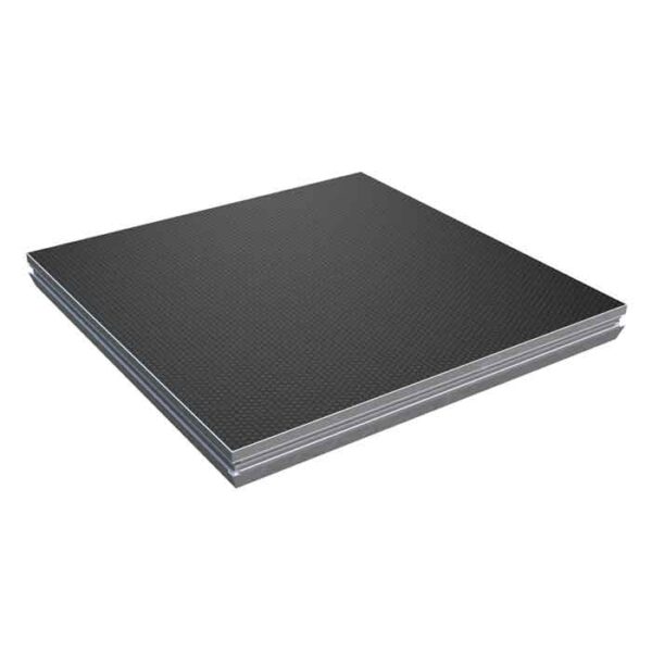 GT 1.0m x 1.0m Birch Ply Stage Platform with Black Embossed Phenolic Resin Impregnated Veneer