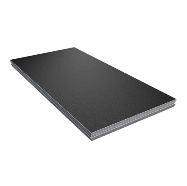 GT 2.0m x 1.0m Birch Ply Stage Platform with Black Embossed Phenolic Resin Impregnated Veneer