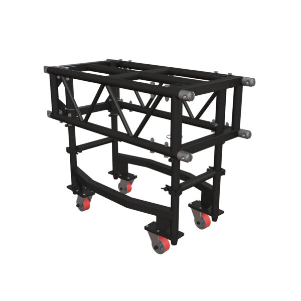 PR64 1.22m (4') Pre-Rig Linear Truss & Dolly with Dolly including Pins & Clips - Black