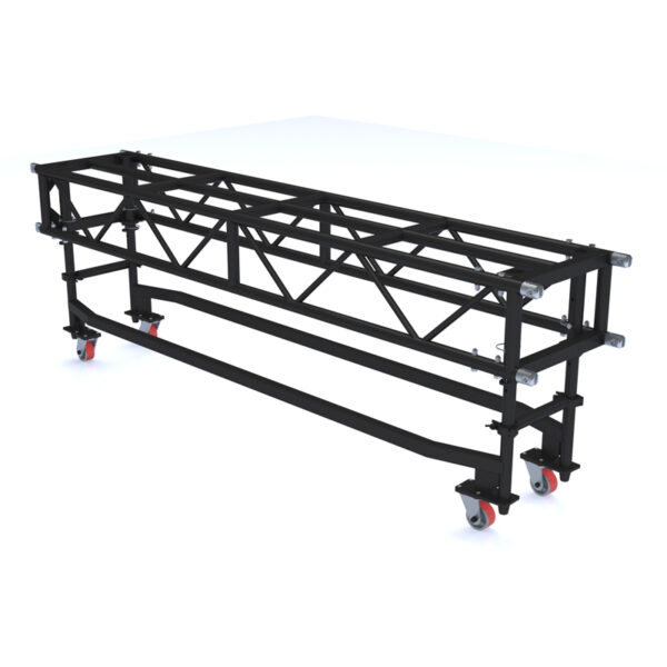 PR64 3.05m (10') Pre-Rig Linear Truss & Dolly with Dolly including Pins & Clips - Black