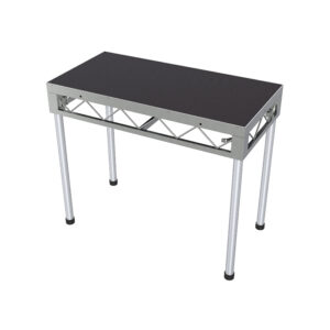 1.2m x 0.6m Stage Platform with 0.9m Legs - Non-Slip Top