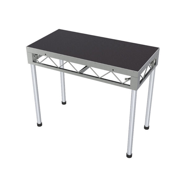 1.2m x 0.6m Stage Platform with 0.9m Legs - Non-Slip Top