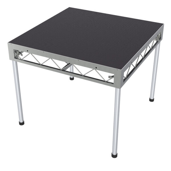 1.2m x 1.2m Stage Platform with 0.9m Legs - Carpet Top
