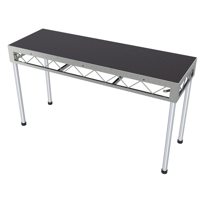 1.8m x 0.6m Stage Platform with 0.9m Legs - Carpet Top