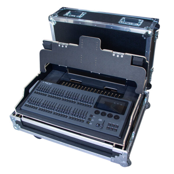 Ovation Case to suit Zero88 FLX S48 Console with Underslung Storage Drawer and Adjustable PC Monitor Mount