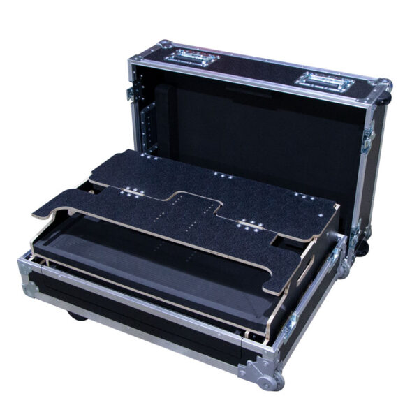 Ovation Case to suit Zero88 FLX S48 Console with Underslung Storage Drawer and Adjustable PC Monitor Mount - Image 2