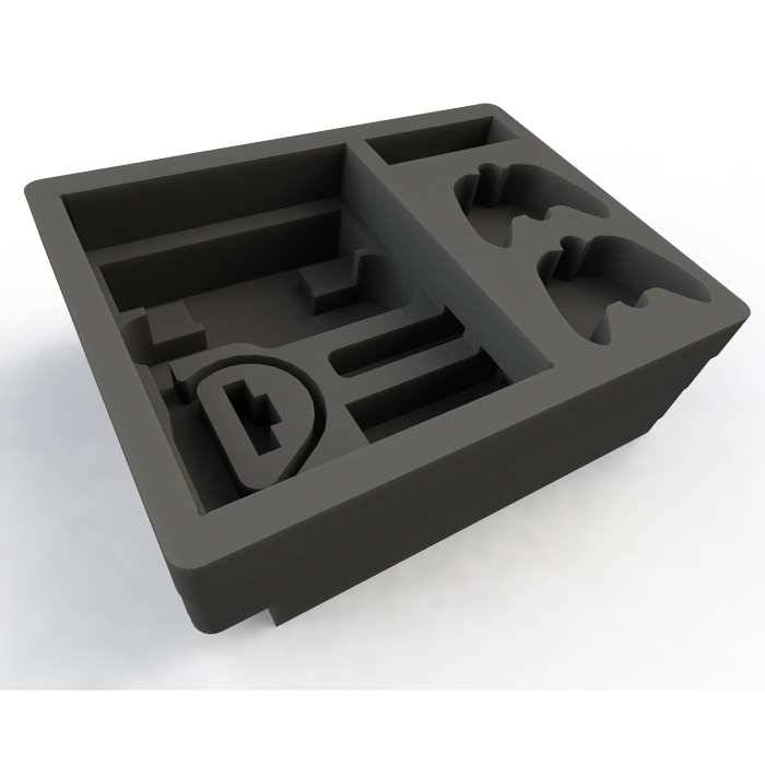 Ovation Custom CNC Solution – Fully Custom Foam Insert For PS4 + Controllers