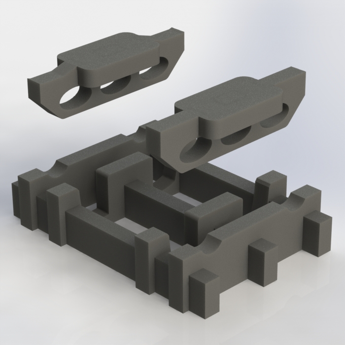 Ovation Custom CNC Solution – Fully Custom Foam Insert