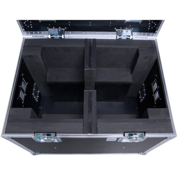 Dual GIS LP500 Chain Hoist Ovation Road Case with additional void area underneath for soft chain bag