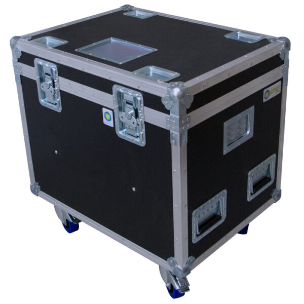 Dual GIS LP500 Chain Hoist Ovation Road Case with additional void area underneath for soft chain bag