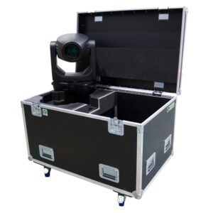 Dual Ayrton Khamsin/Ghibli/Perseo/Bora Ovation Road Case to suit Urethane Boots with Rear Storage Compartment