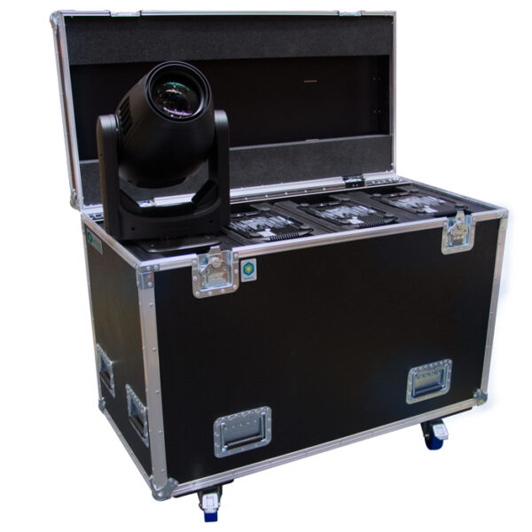 Quad Ayrton Mistral Ovation Road Case with rear pocket storage and centre divider