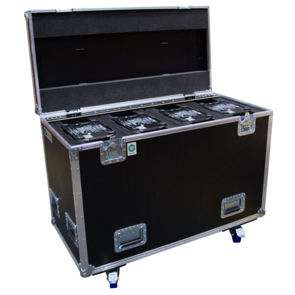 Quad Ayrton Mistral Ovation Road Case with rear pocket storage and centre divider