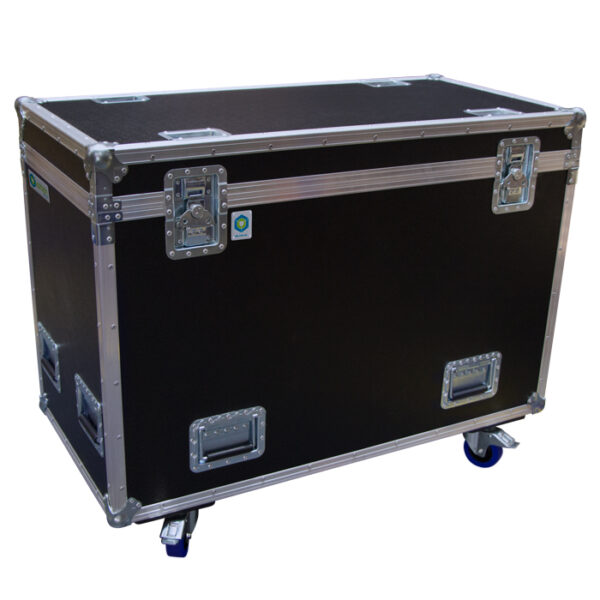Quad Ayrton Mistral Ovation Road Case with rear pocket storage and centre divider