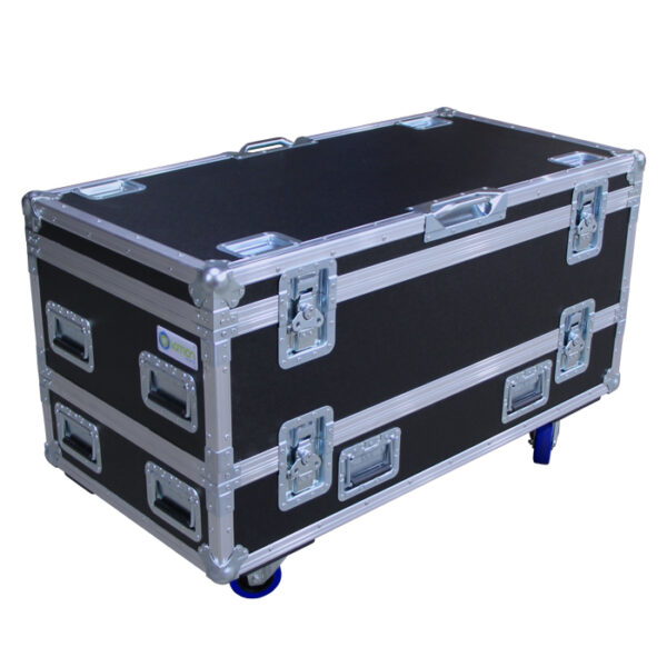 Modular case to hold VDO Sceptron bar lights. Capacity can be increased 10 lights with each level added.