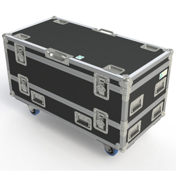 Modular case to hold VDO Sceptron bar lights. Capacity can be increased 10 lights with each level added.