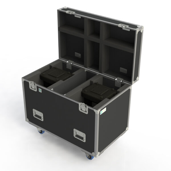 Ovation Case to suit Dual Martin ERA800 lights with Storage Compartment