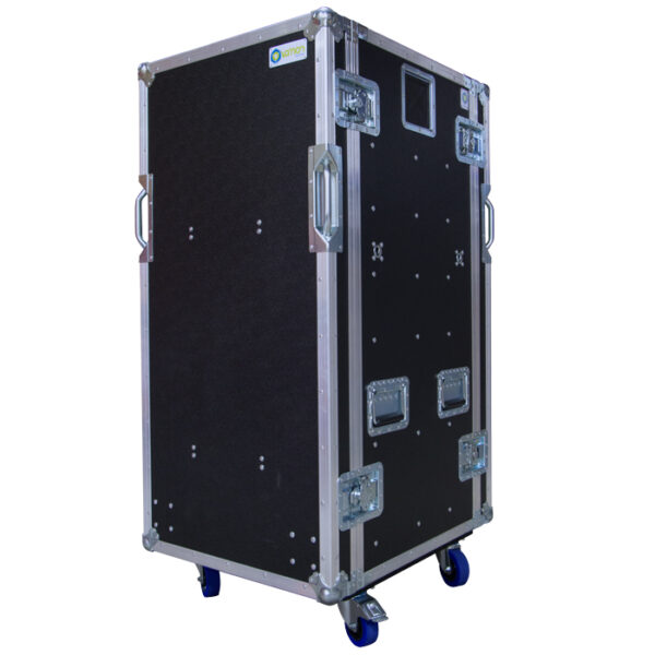 Ovation Expressi Coffee machine and Drawers Road Case with Detachable Side Bench - Black