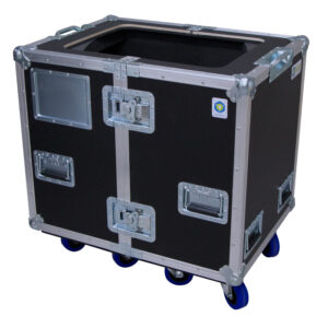 Dual D&B AudioTechnik M4 Monitors Ovation Road Case