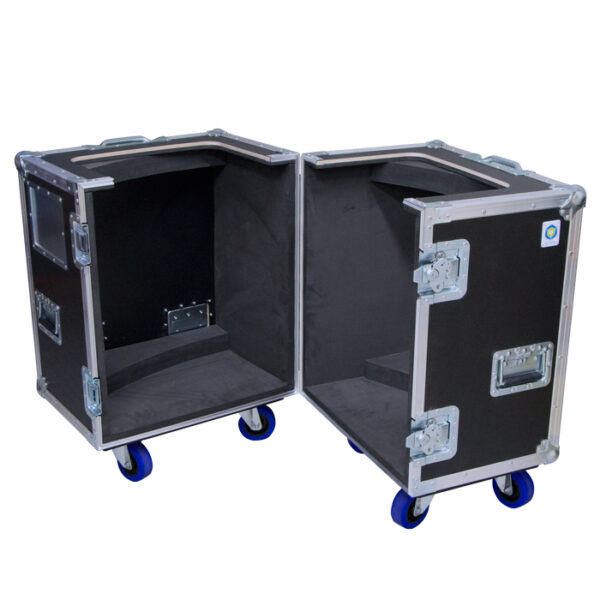Dual D&B AudioTechnik M4 Monitors Ovation Road Case