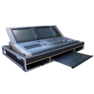 3 Piece ETC EOS 4K with 1RU Rack Mount for Slide-Out Shelf Ovation Road Case