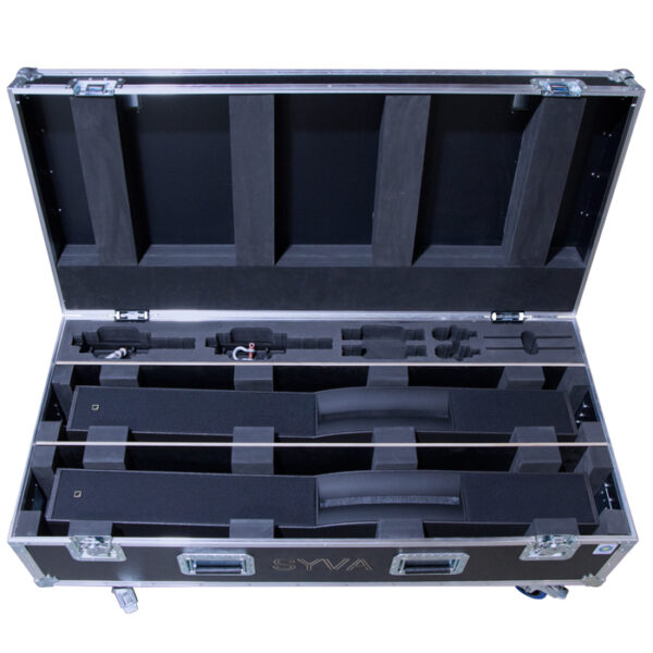 Dual L-Acoustics SYVA Colinear Speaker Ovation Road Case