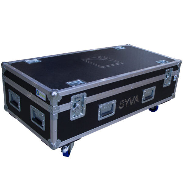 Dual L-Acoustics SYVA Colinear Speaker Ovation Road Case