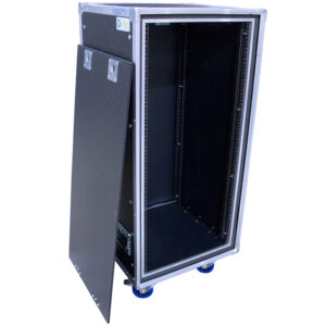 24RU Anti-Shock Rack Mount Case with Pop-off front and back lids (500mmD)