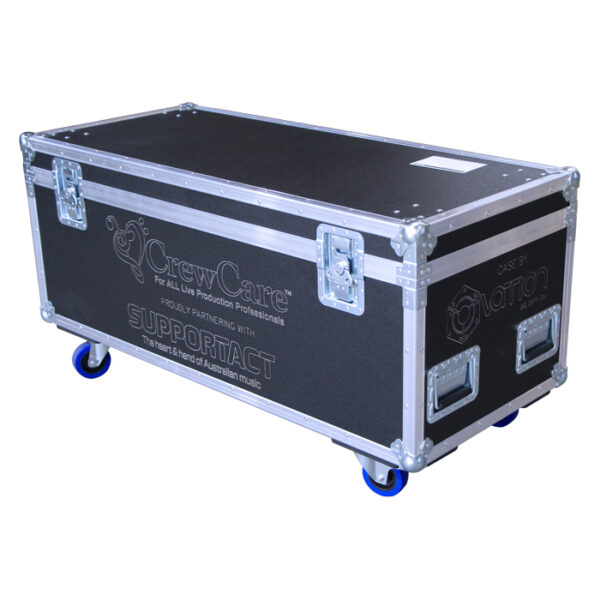 Multipurpose Packer with Removable Lid Including Telescopic Legs to Convert to Table Top - Black